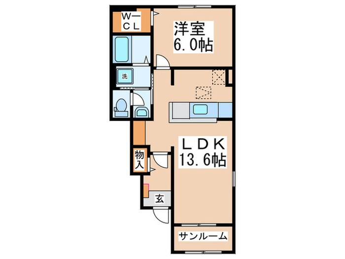 アムール葵の物件間取画像