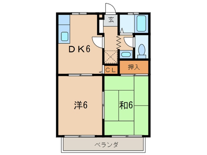 カサベルデＴＹＯ　Ⅰの物件間取画像