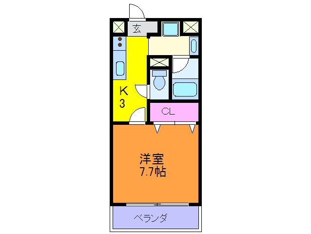 サン　メルシ－の物件間取画像