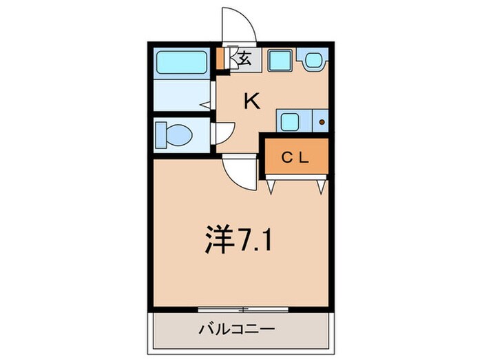 モカメゾン六甲の物件間取画像