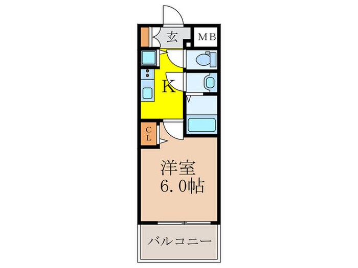 プレサンス新大阪ザ・シティの物件間取画像