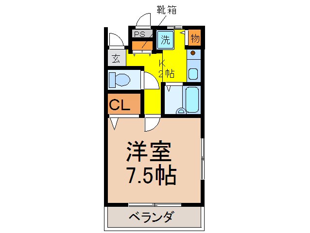 スクリーブ千里北の物件間取画像