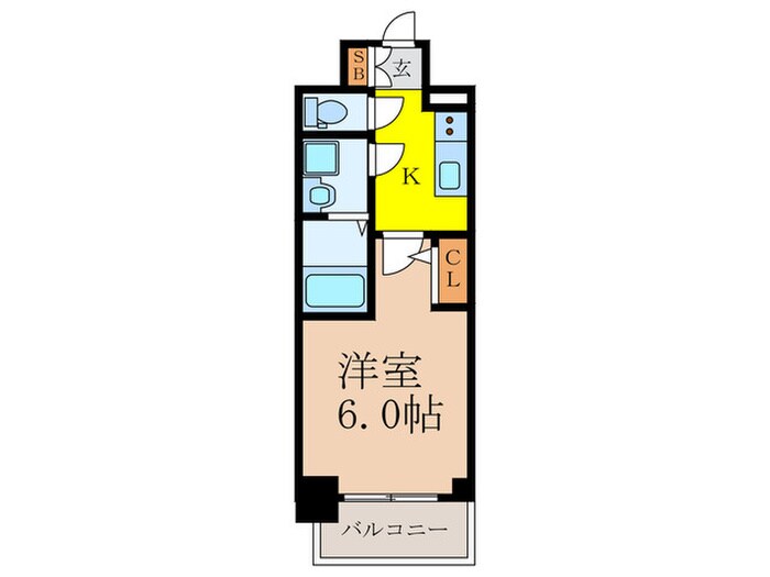 ｴｽﾘｰﾄﾞ新大阪ｻﾞ･ﾌﾟﾚﾐｱEASTの物件間取画像