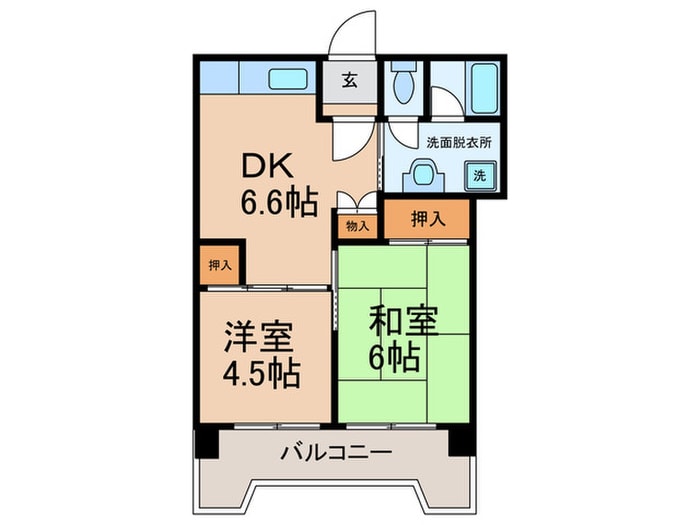 アルピナ中野の物件間取画像