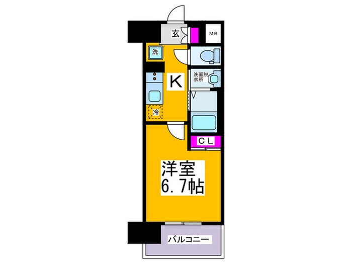 アービングＮｅｏ平野駅前の物件間取画像