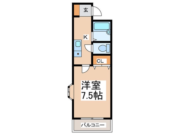 エクシード菅野の物件間取画像