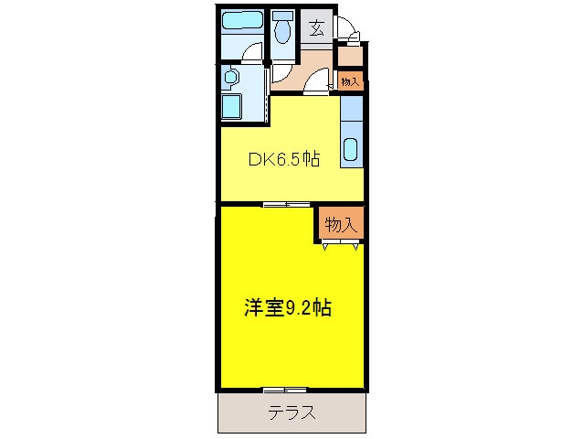 リヴェ－ル　弐番館の物件間取画像