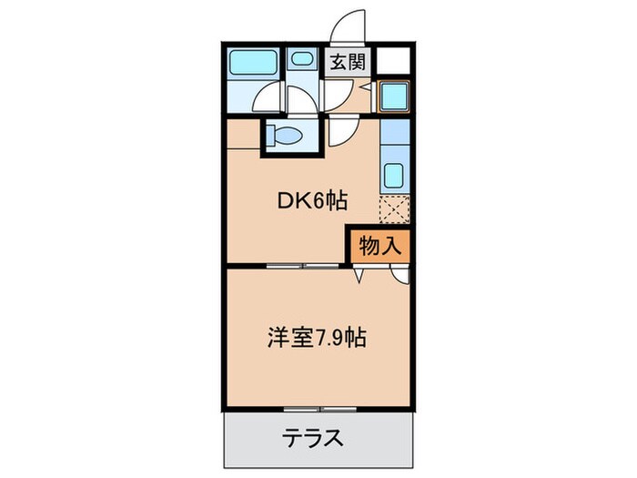 リヴェ－ル　弐番館の物件間取画像