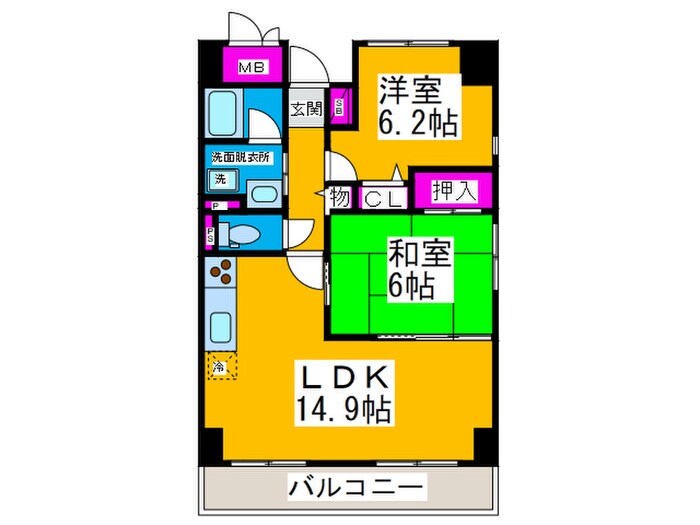 アナベル・リ－の物件間取画像