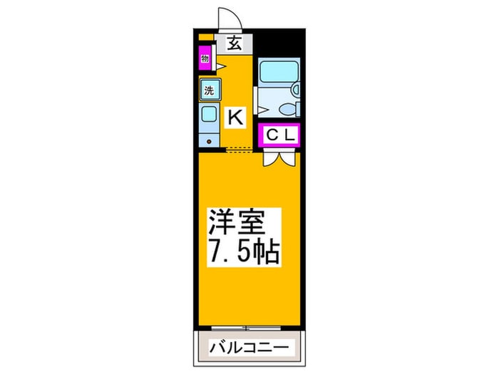 ジュネスハイツの物件間取画像