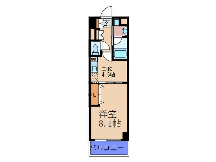 ソルレヴェンテ梅田の物件間取画像