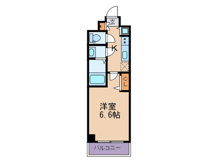 ﾌﾟﾚｻﾝｽ天神橋ｽｶｲﾙ(901)の物件間取画像