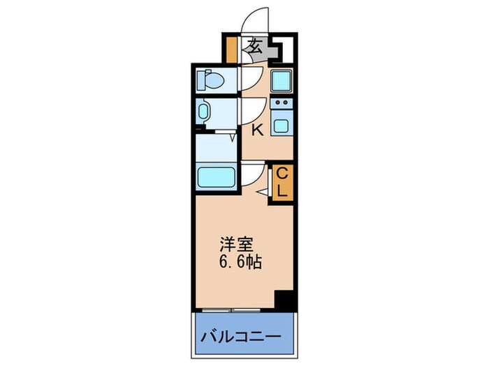 ﾌﾟﾚｻﾝｽ塚本ｸﾞﾗﾝｹﾞｰﾄ(806)の物件間取画像