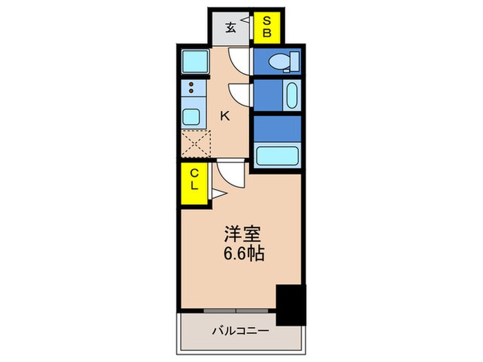 ﾌﾟﾚｻﾝｽﾊｰﾊﾞｰﾗﾝﾄﾞｱﾝﾄﾞ･ｼｰ(1305)の物件間取画像