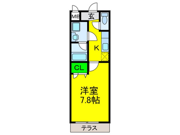 フジパレスデルフィ鳳南の物件間取画像