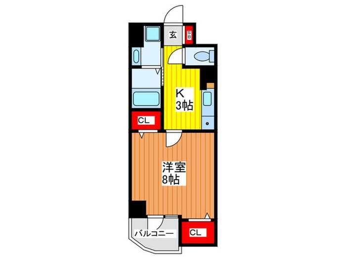 ラヴィエベル門真の物件間取画像