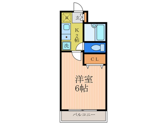 二条ＣＵＢＥの物件間取画像