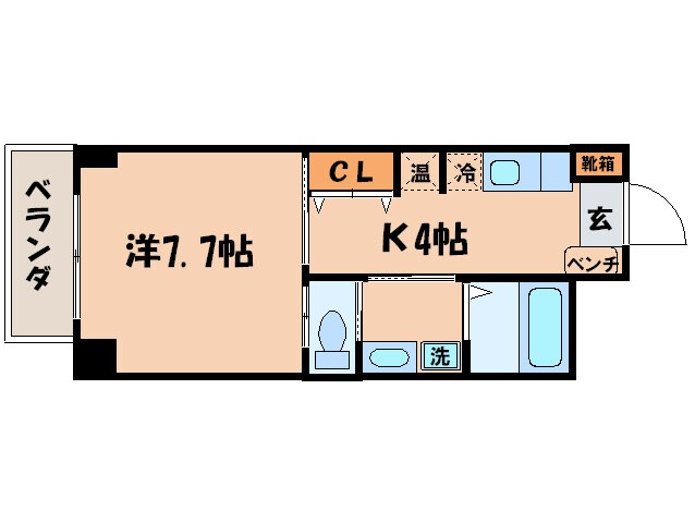 ルミノ－サ三条小川の物件間取画像