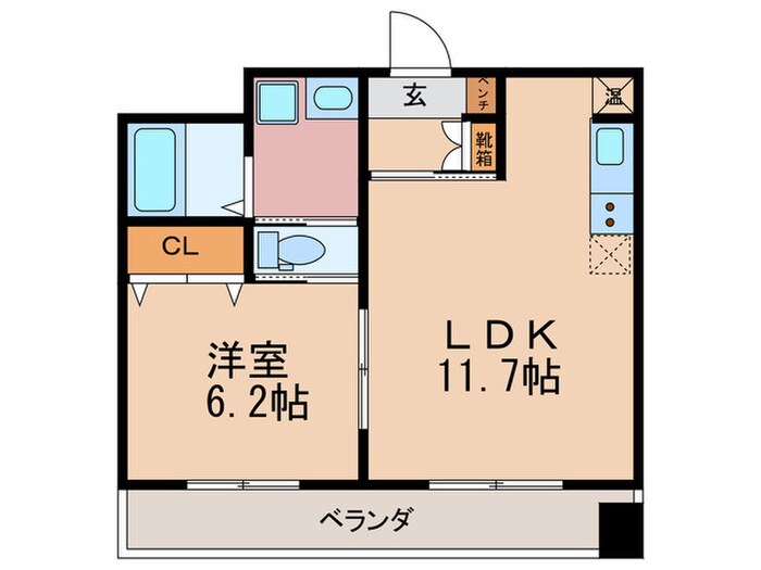 ルミノ－サ三条小川の物件間取画像