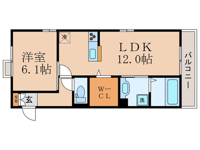 ヴァンクレ－ルの物件間取画像