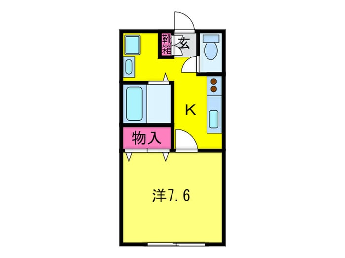 大発瓢箪山マンションの物件間取画像