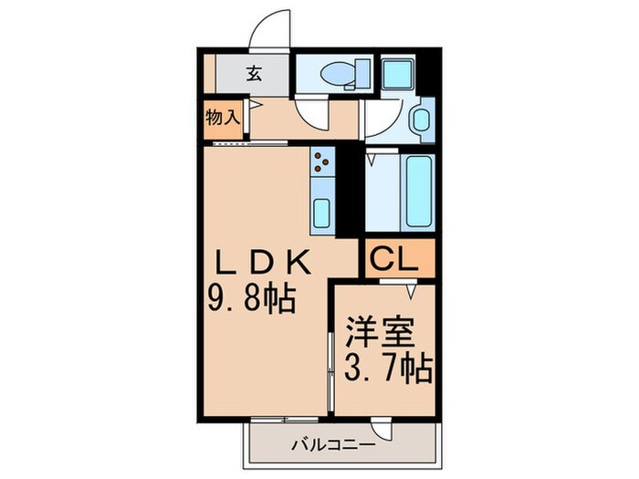 サニーコートの物件間取画像