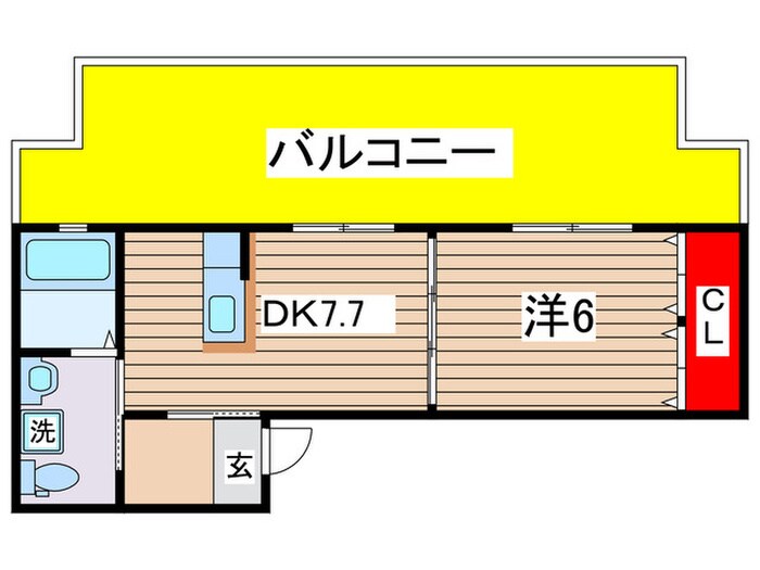 マルティ円町の物件間取画像