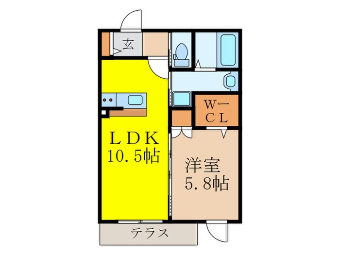 グランデレーヌの物件間取画像