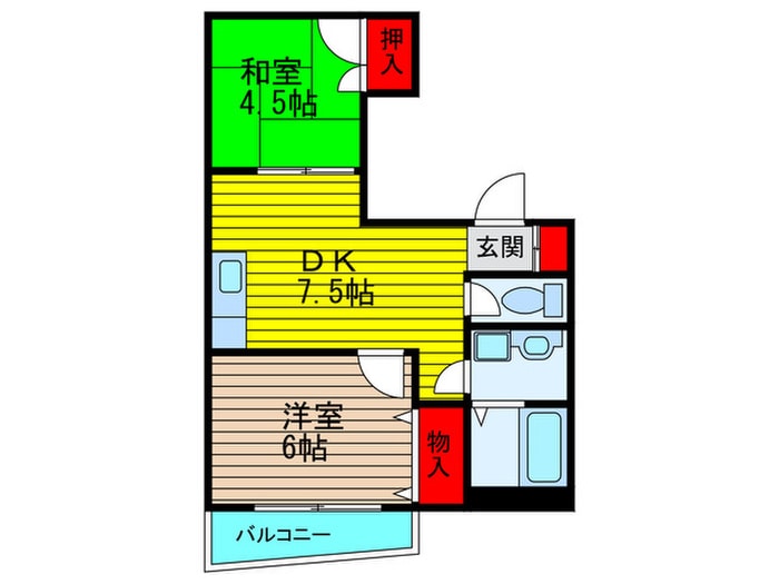 シェモアヒロセの物件間取画像