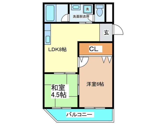 シェモアヒロセの物件間取画像