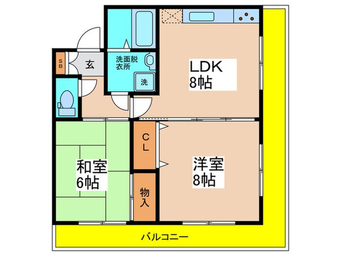 メゾンメイユールの物件間取画像