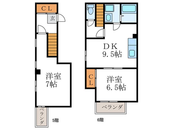 アルカス千本通の物件間取画像