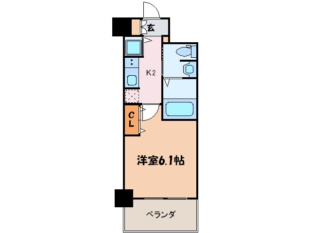 エスリ－ド西宮北口第２(414)の物件間取画像