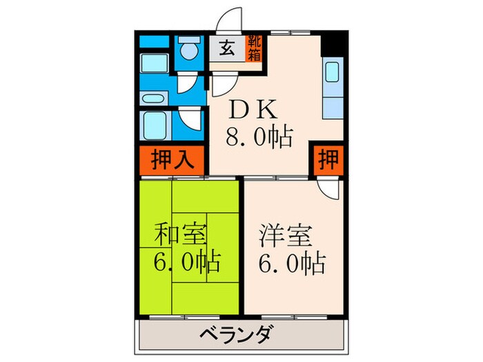 物件間取画像
