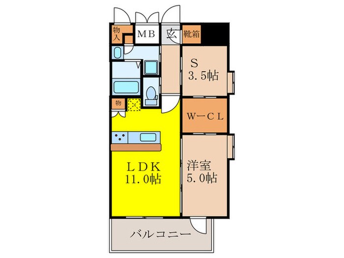 リッツ新大阪プレミアムの物件間取画像