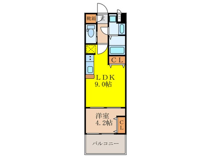 リッツ新大阪プレミアムの物件間取画像