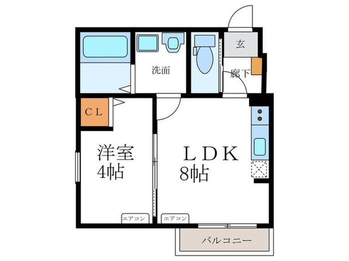 KRM RESIDENCE NAGAOKATENJINの物件間取画像