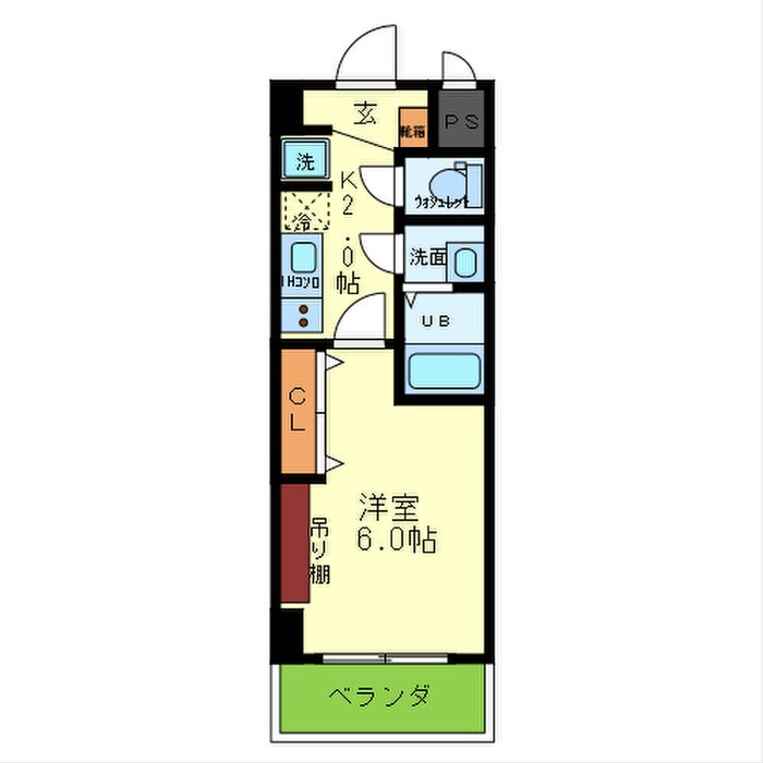 美園イーグルの物件間取画像