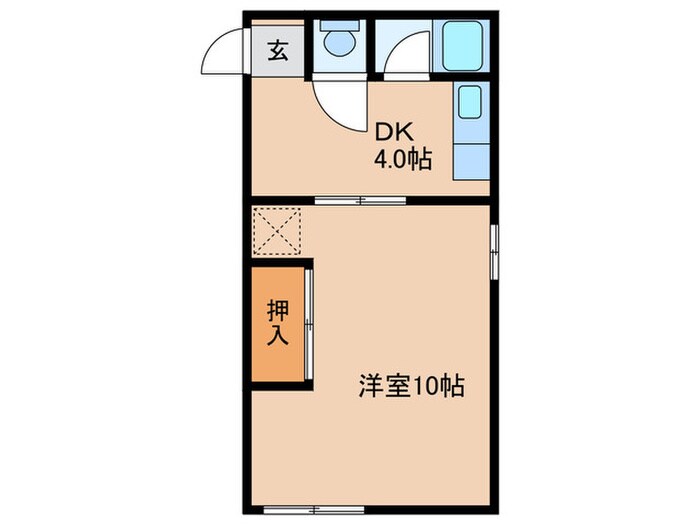 清光ハイツの物件間取画像