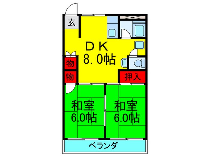 物件間取画像