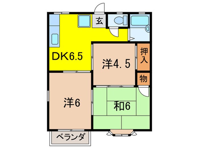 レジデンス仁川Ⅱの物件間取画像