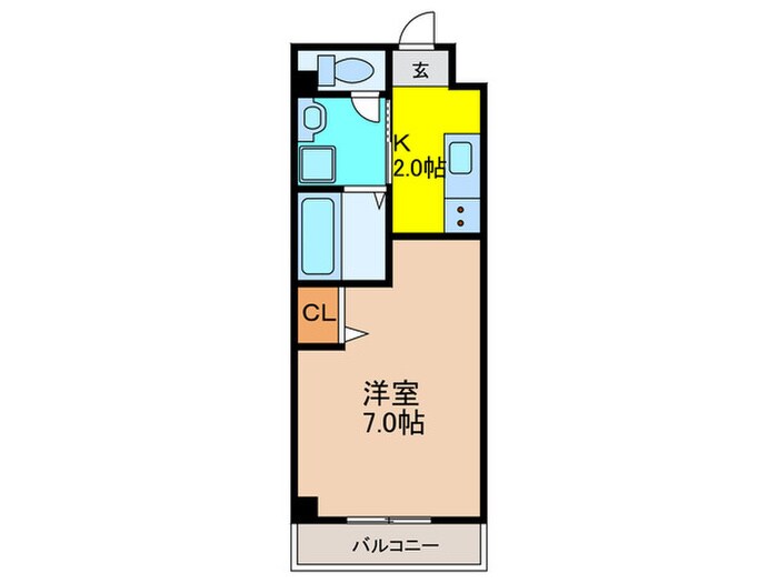 パーラム関目の物件間取画像