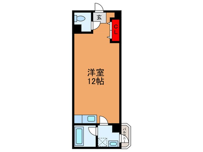 レインボービルの物件間取画像