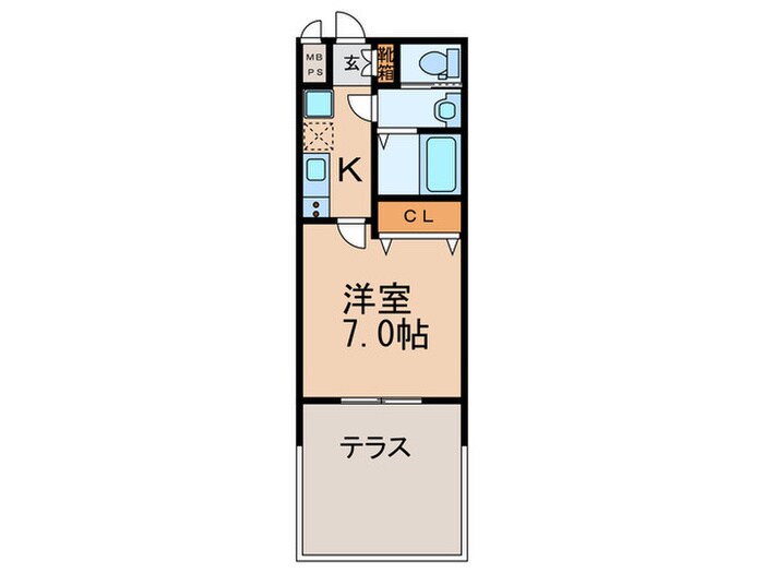 ウインズコ－ト井口堂の物件間取画像