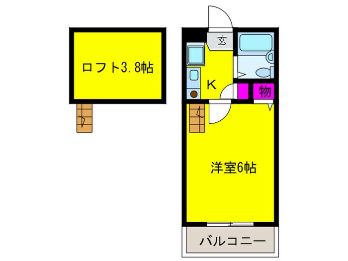 シティ－ パレス貝塚の物件間取画像