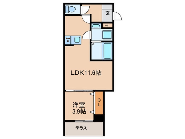 エムライズ兵庫駅前通の物件間取画像