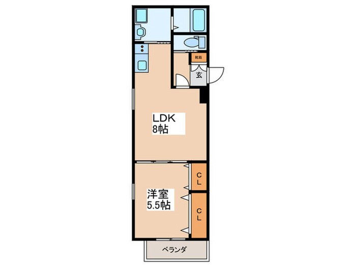 Ｌａｖｉｅ　ｌｉｂｒｅ－Ｋの物件間取画像