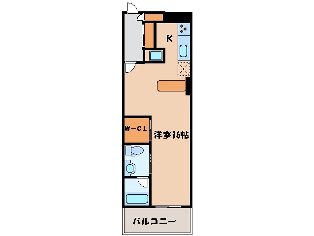 オーチャードアレー山手通の物件間取画像