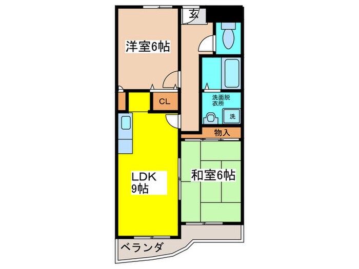 新栄プロパティー林の物件間取画像