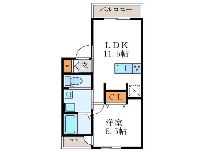 物件間取画像